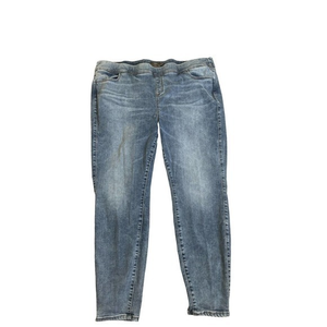 Torrid Womens Lean Jean Pull On Denim Blue Jeans Plus Size 4R‎ 4 Regular